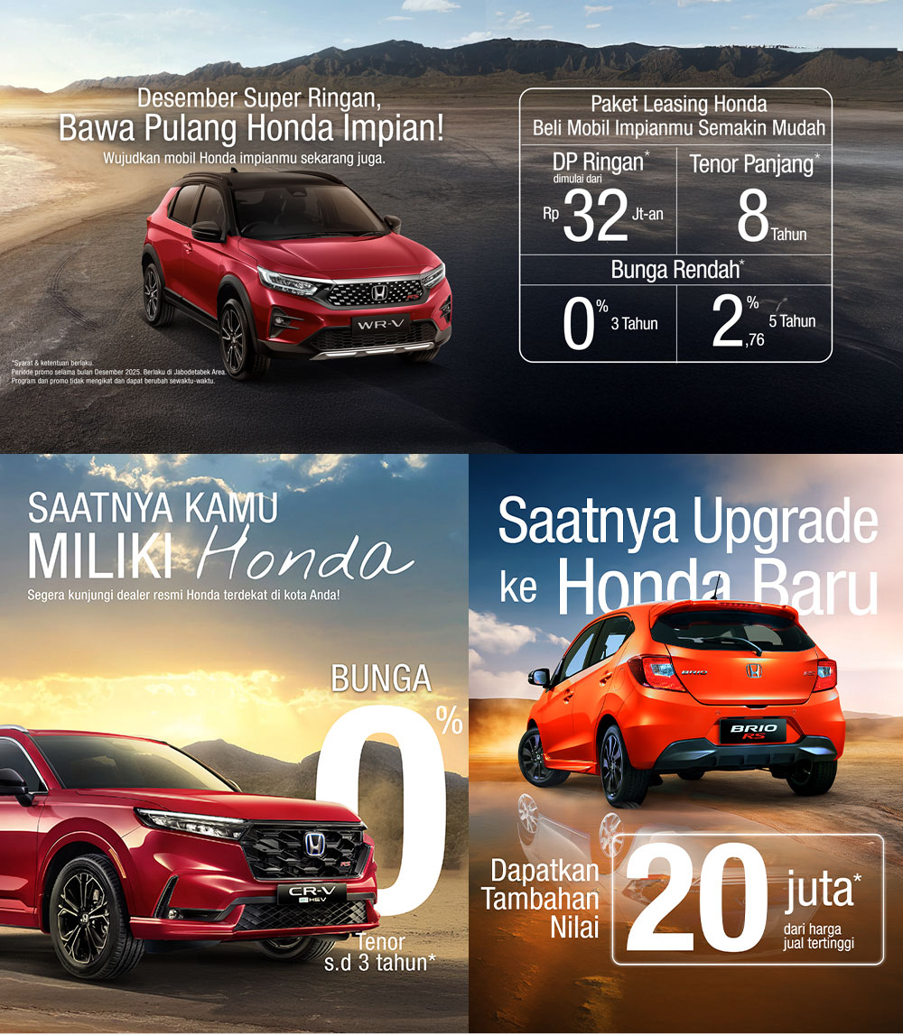 Honda Remaja Jaya Makassar, Dealer resmi dan pusat pembelian mobil honda di kota makassar, Melayani Pembelian Cash & Credit, dan dapatkan benefit extra untuk pemesanan khusus di bulan ini